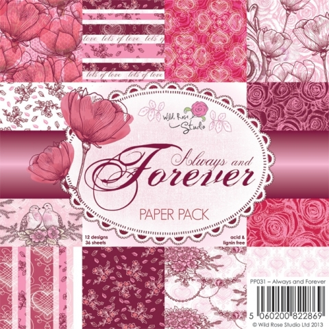 DISCONTINUED WRS Always and Forever 6 x 6 Paper Pack